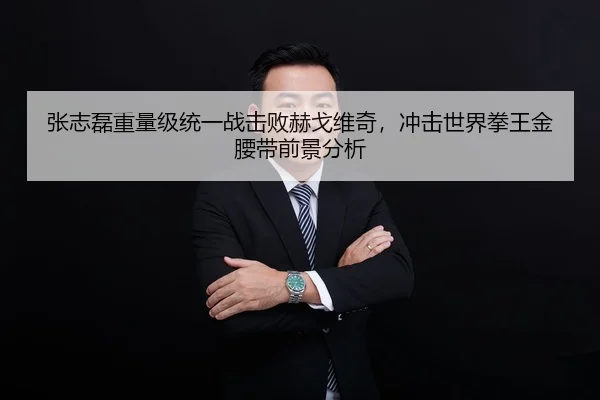 张志磊重量级统一战击败赫戈维奇，冲击世界拳王金腰带前景分析
